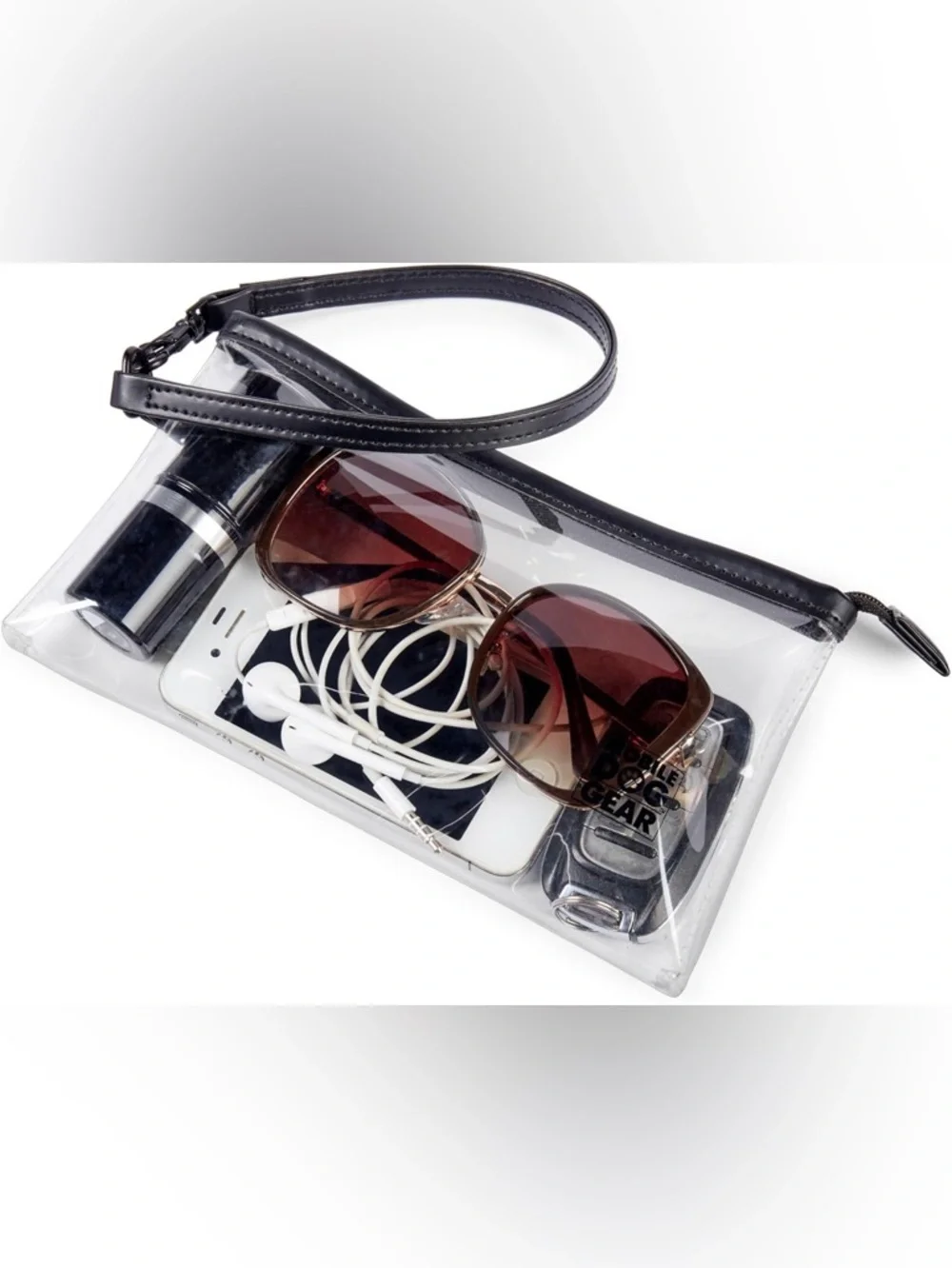 Mobile Dog Gear Travelware Dogssentials Tote Food Carrier & Clear Zip Wristlet